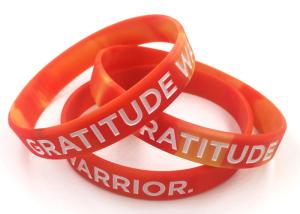 Quality Custom Silicone Bracelet Bangle Luminous Wristband Bracelet Recessed Silicone Bracelet wholesale