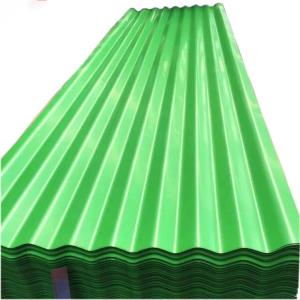 Quality Zinc Painted Roofing Corrugated Sheet Metal Colorful PPGI Corrugated Steel Plate wholesale