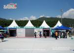 Polyester Textile 5X5m Gazebo Canopy Tent Wind Resistance 100km/H