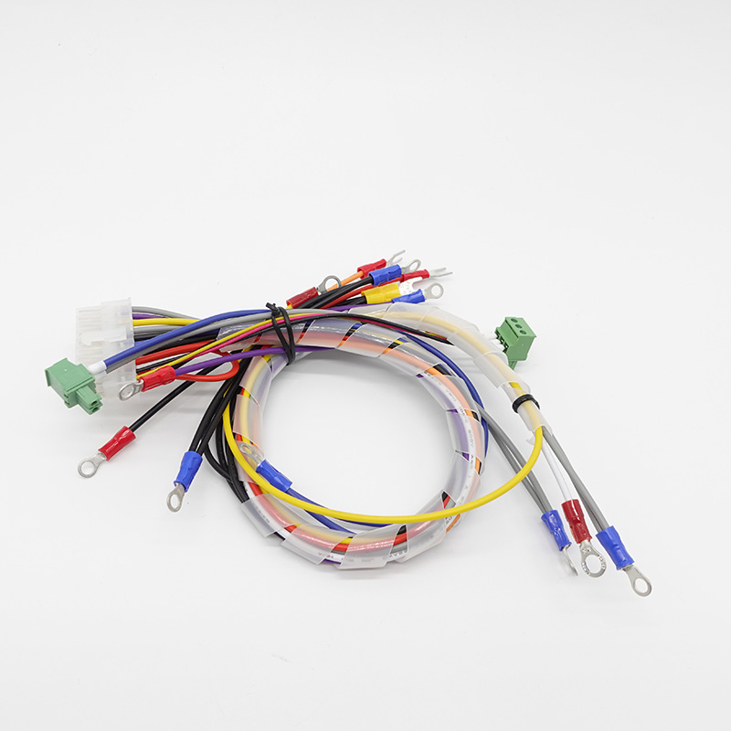 TE Quick Disassembly Green Terminal Block 2.54mm Pitch Connector 20pin Molex Wire Harness