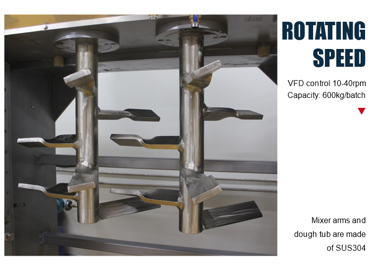 High Quality Biscuit Mixing Machine , Custom Industry Stand Dough Maker