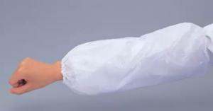 Quality CPE Disposable Sleeve Cover , Plastic Arm Protectors 40 × 20cm Size wholesale