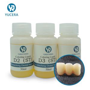 Quality 16 Colors Dipping Painting Liquid A1 A3 A4 Zirconia Coloring Liquid wholesale