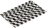 Eco Friendly 8.25 Inches Graduation Black Striped Disposable Paper Straws