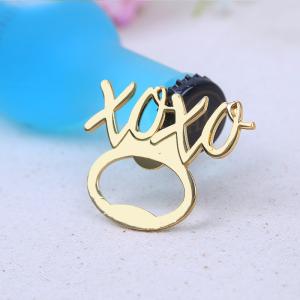 Quality Wedding Favor Gold XO Bottle Opener Favor wholesale