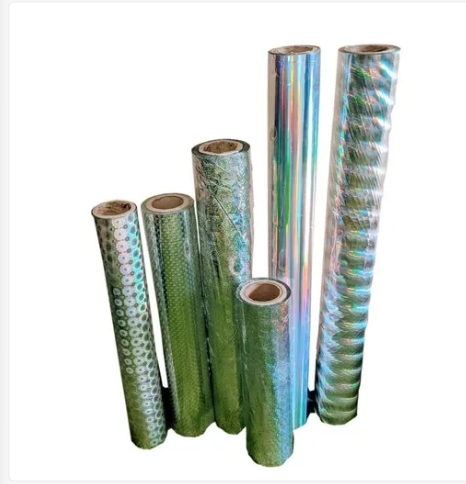 Business Shopping Pet Holographic Lamination Film with Multiple Extrusion Processing