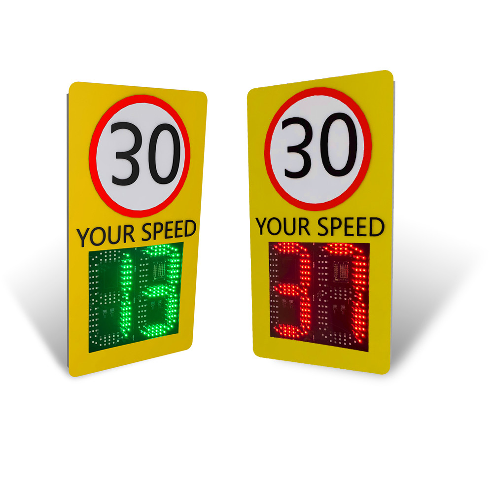 Traffic Sign Reflective Highway Solar Electric Warning Speed Radar Limited