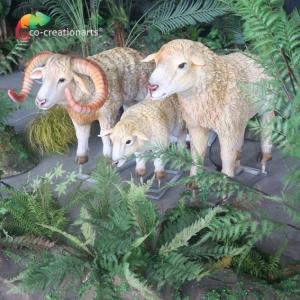 Quality Blue 110v Animatronic Sheep Simulated Animals For Animal Exhibitions wholesale
