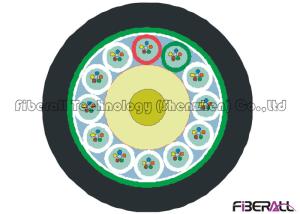 Quality GYFTS 144 Strand Fiber Optic Cable , Stranded Loose Tube Fiber Optic Cable OEM wholesale