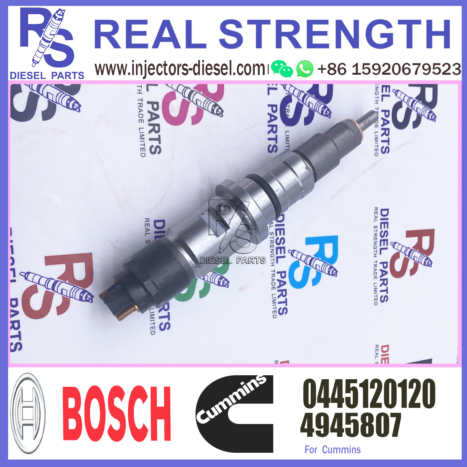 Fuel Diesel Injector Nozzles For Cummins Crin 0445120038 0445120240 0445120115 0433171862 F00RJ01941 04