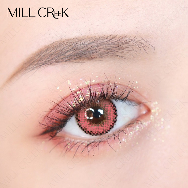 Daily Colored Prescription 14.5 Mm Contact Lenses Saint Laurent Green Pink Purple Brown