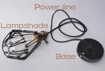 Classic Black Nordic Industrial Lampshade Cover Guard Birdcage Vintage Pendant