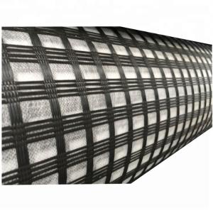 Quality Road Construction PET Geogrid Mesh Basalt Fiber 12.7*12.7mm wholesale