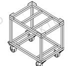 Quality Industrial Turtle Trolley Aluminum Tube Made Of Vertical Trolleybus wholesale