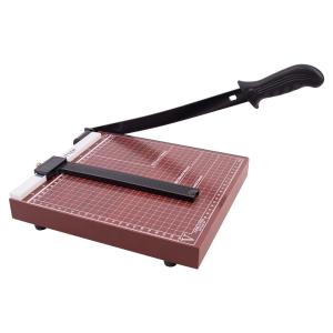 Quality Mini Paper Cutter with Wooden Base Manual Paper Trimmer from ZEQUAN wholesale