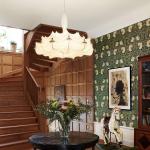 Silk chandelier atmosphere courtyard exhibition hall living room Zeppelin