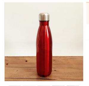 Quality Virson Vacuum insulated Coke Shape 350/500/750ml stainless steel water bottle wholesale