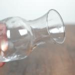 Machine Made 7oz Glass Wine Carafe For Restaurant And Home Use