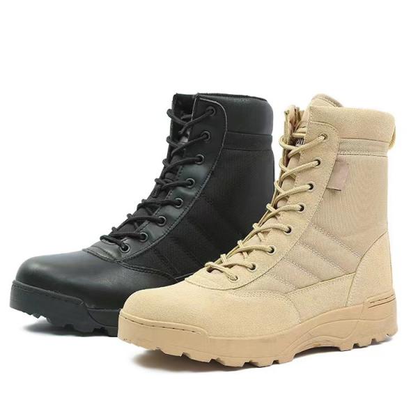 Custom Ghana Panama Black full leather combat combat shoes jungle waterproof men