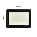 Tempered Glass Lens 80-90lm/W 200W LED Flood Lights High Lumen Adjustable 180