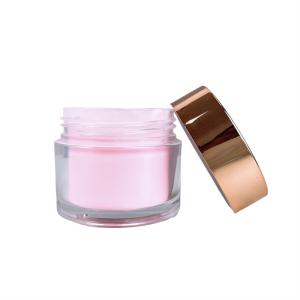 Quality Round Bottom Frosted Cosmetic Cream Jar PET High Impact Resistance wholesale