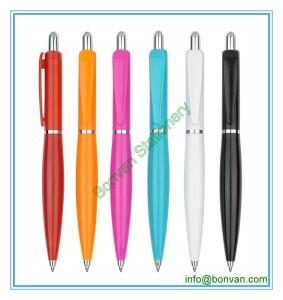 Quality gift promotion logo printed plastic ballpoint pen from china factory wholesale