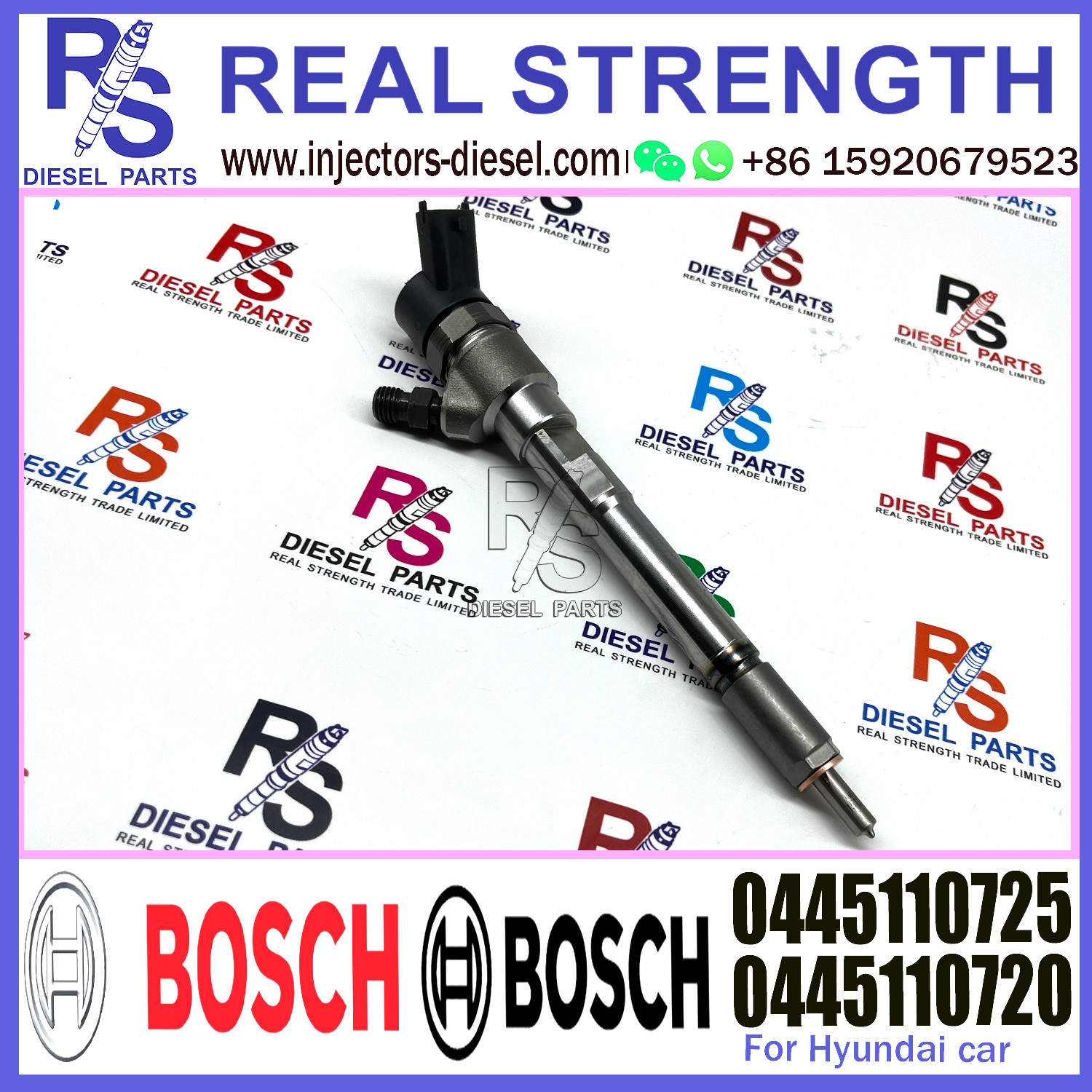 Hyundai injector ASSY 0445110257/33800-27400 for common rail injector 0445110725,0986435156 k i a D4EA CRDI