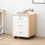 16 Inch Office Wooden Filing Cabinets Rolling White File Cabinet