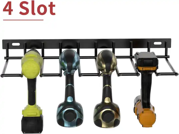 Europe Style Wall Mounted Organizers Shelf for Cordless Drill Tools Organizers Holder
