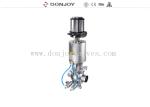 E-C Welding DN100 SS316L Double Seat Mixproof Valve