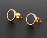 Hot Selling 6mm Small Stud Earrings Jewelry Stainless Steel Silver Earring Women