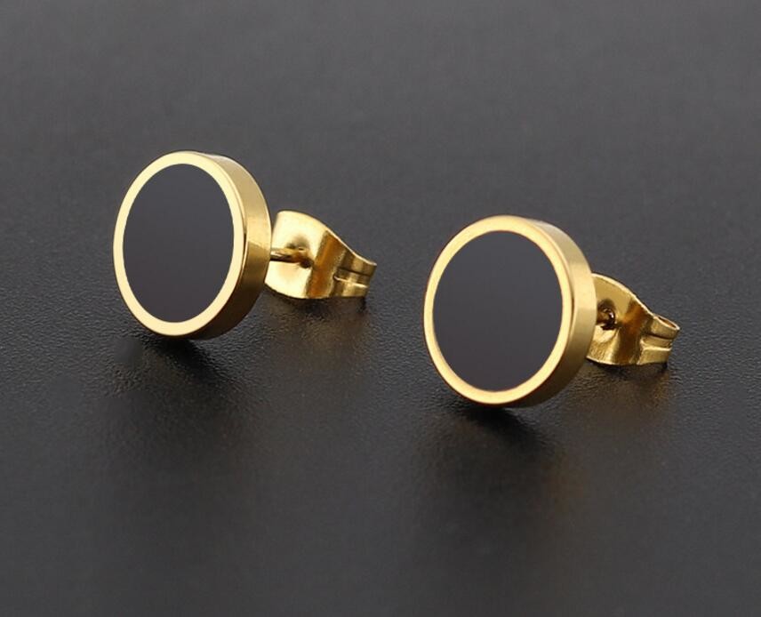 Hot Selling 6mm Small Stud Earrings Jewelry Stainless Steel Silver Earring Women/Men Girls Piercing Jewelry