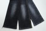 Dark Blue Grey Crosshatch Slub Cotton Spandex Denim Fabric For Jeans