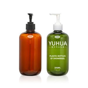 Quality White Green 183mm 500ml Pet Foam Pump Bottle Hot Stamping wholesale