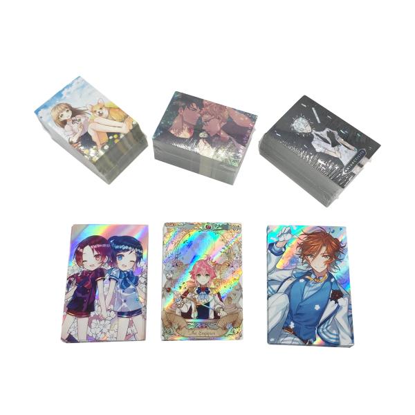 Customized Holographic Cards Shiny Trading Cards Game Cards All Round Card
