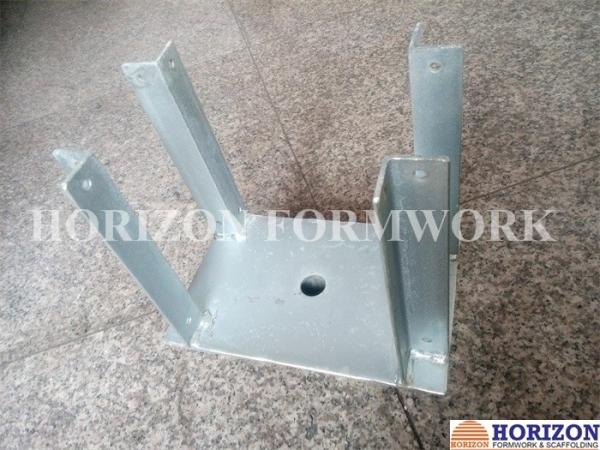 Q235 Steel Plate Concrete Forming Accessories , Galvanized Fork Head for Slab