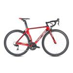 White 22 Speed Carbon Fiber Road Bike , Road Racing Bicycle Complete Groupset