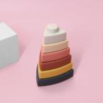 FDA Silicone Educational Baby Stacking Blocks BPA Free 100% Food Grade