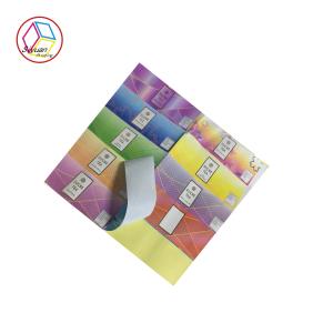 Quality Colorful Gift Wrapping Paper / Self Adhesive Printer Paper Sticker Label wholesale