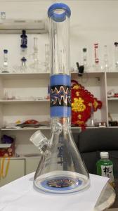 Quality Glass 7&quot; Hookah Water Pipe Color Hanging Bell Quartz Banger Hanger wholesale