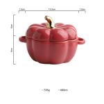 Pumpkin Porcelain Ceramic Home Decoration Bowl For Breakfast Egg
