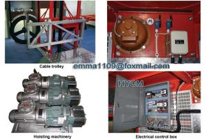 Quality 11kw Motors for Construction Hoist Spare Parts with 1:20 Worm Reducer wholesale