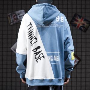 Quality 75% Cotton Unlined Men Cool Hoodies Hiphop Loose Gothic Print Hoodie wholesale