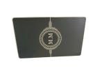 Stainless Steel Black Metal Card CR80 Gold Silver Print