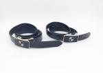 Black Womens Dressy Belts , Rhinestone Belts For Dresses 2.3cm Width