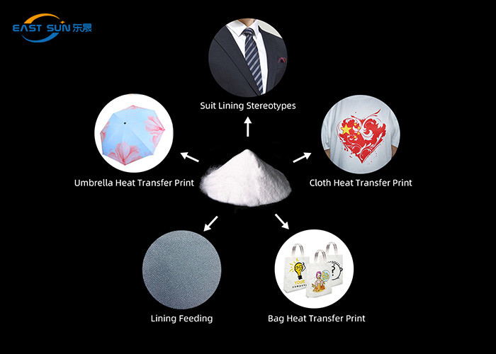 High Fluidity Ethylene Vinyl Acetate Powder Heat Transfer Adhesive Powder