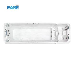 Quality Acrylic Spa Tub Hydropool Swimspa Hot Massage Tube With High Flow Jets For Home Spa Outdoor Relaxation wholesale