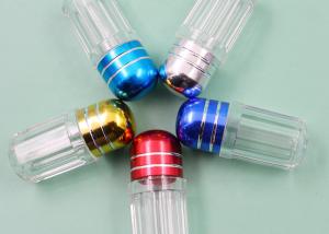 Quality 1g Plastic Capsule Bottles Round Polystyrene Mini Pill Bottles wholesale