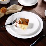 26Pcs White Porcelain Dinnerware Sets