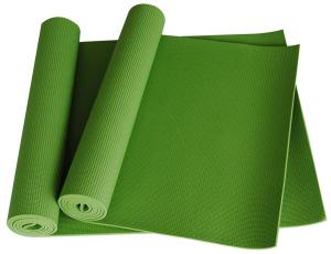 Quality green color thickness studio non slip yoga mat wholesale